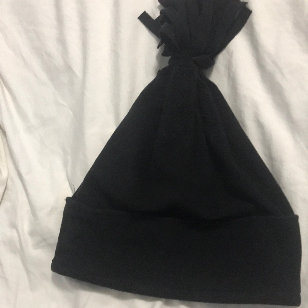 Cute black winter hat